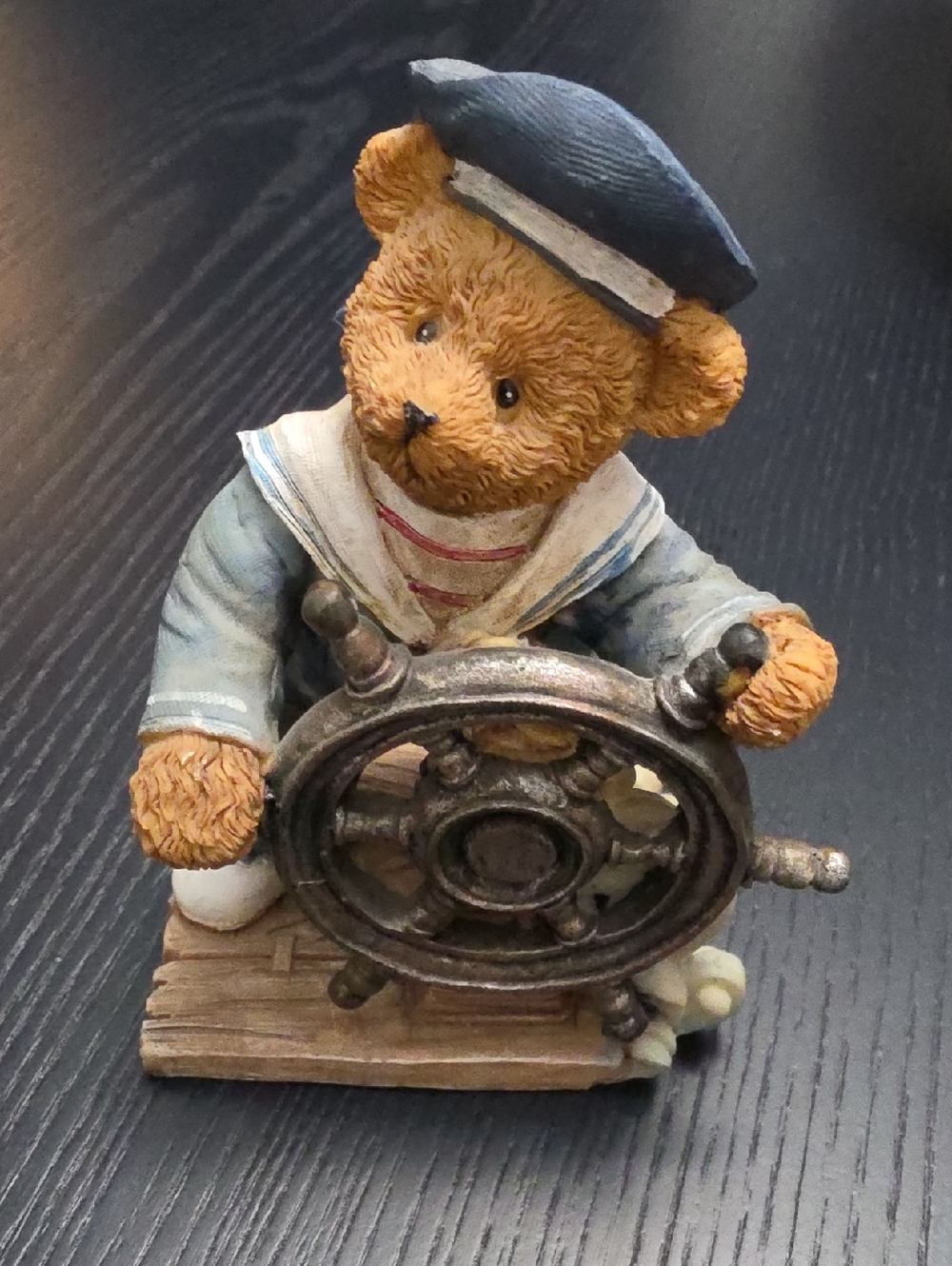 K's Collection nautical themed teddy bear figurine.Design: Vintage